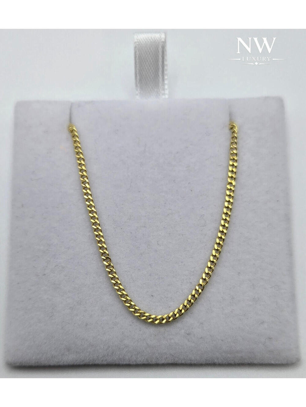 Real 10K Yellow Gold MIAMI CUBAN Bracelet Chain, 1.8mm 8inch, ITALY